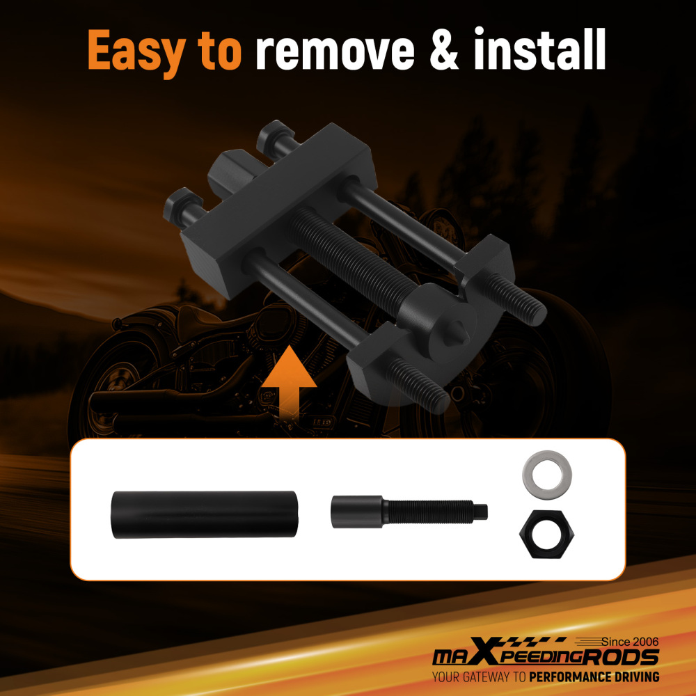 Transmission Mainshaft Bearing Inner Race Tool Installer compatible para Harley Davison