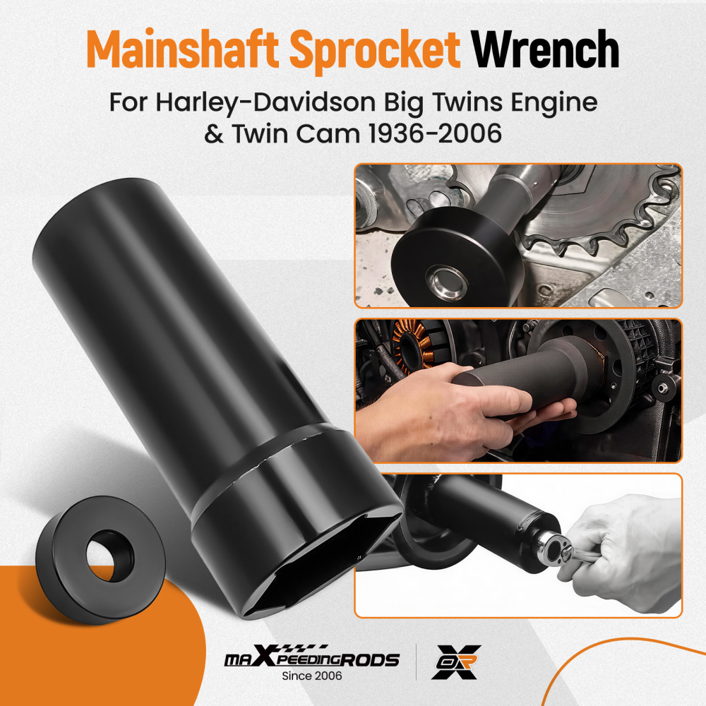 1 7/8 MainShaft Sprocket Tool Pulley Socket For Twin Cam Big Twins 1936-2006