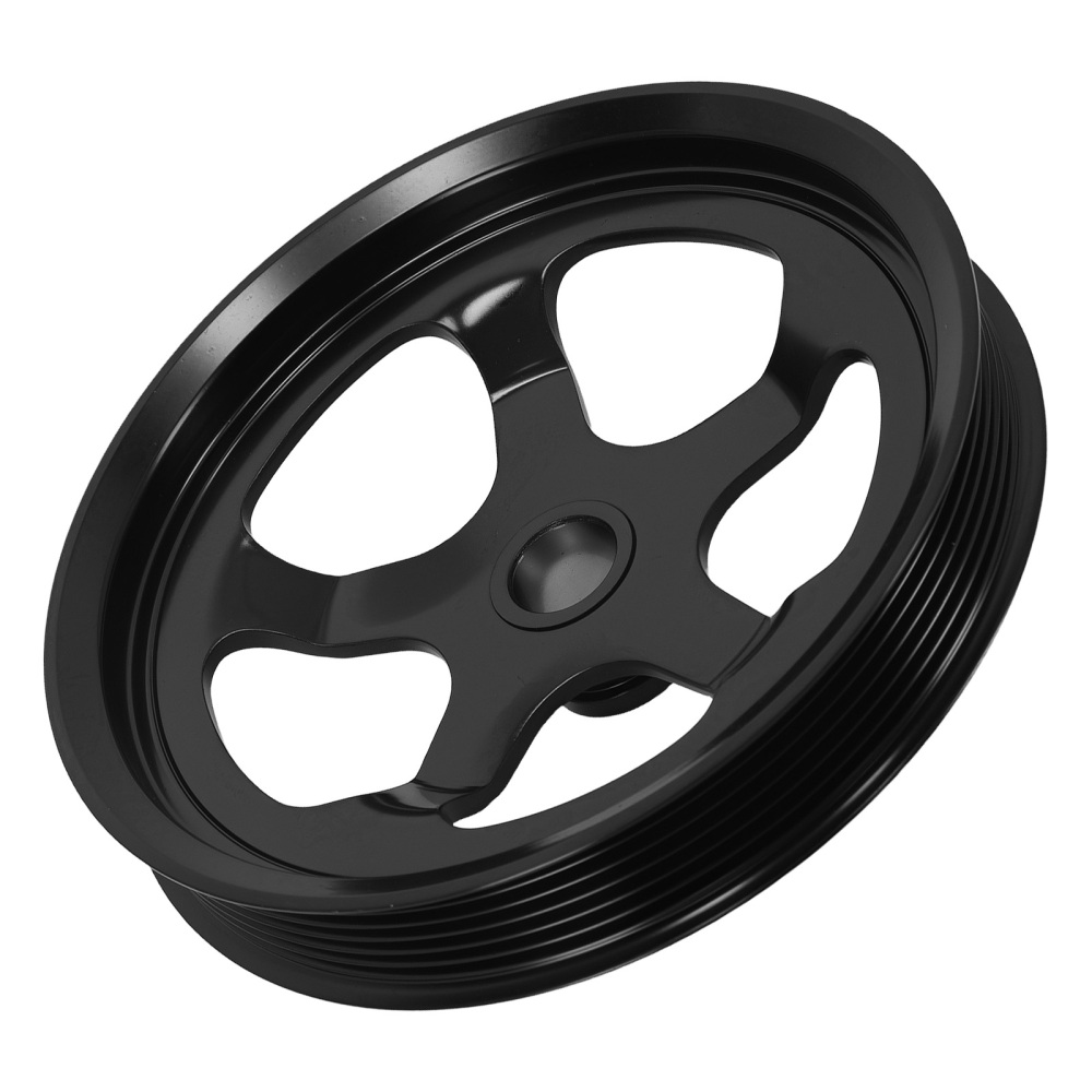 Black Power Steering Pulley compatible for Chevrolet Camaro LS1 1998-2002 12559885