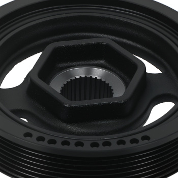 Crankshaft Balancer Pulley compatible for Honda Accord 1.5L Turbo 2018-2022 Black