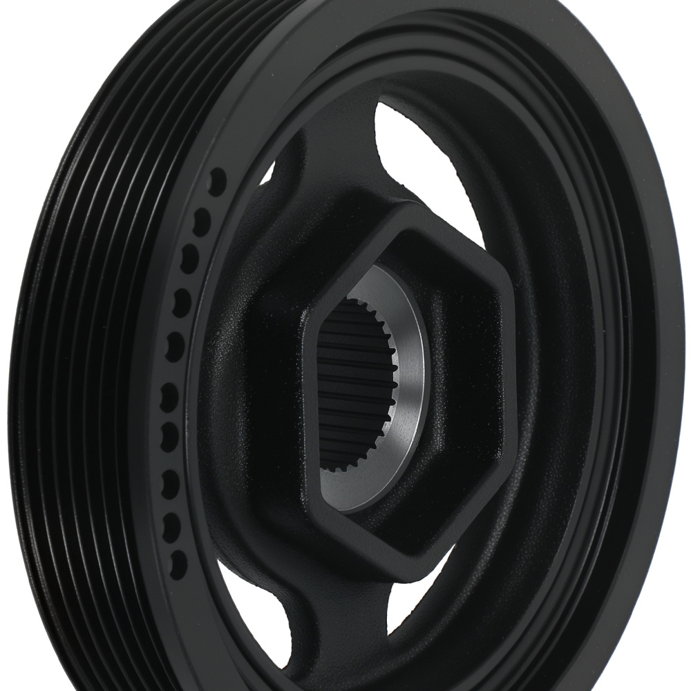 Crankshaft Balancer Pulley compatible for Honda Accord 1.5L Turbo 2018-2022 Black