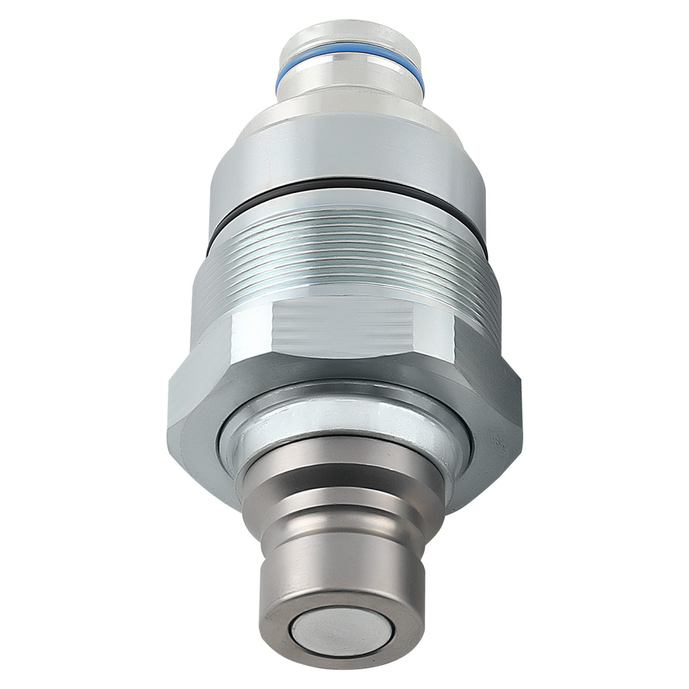 MaleFemale Flat Face Hydraulic Coupler Kit compatible for Bobcat 7246802 7246799 7249643