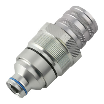 MaleFemale Flat Face Hydraulic Coupler Kit compatible for Bobcat 7246802 7246799 7249643