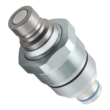 MaleFemale Flat Face Hydraulic Coupler Kit compatible for Bobcat 7246802 7246799 7249643