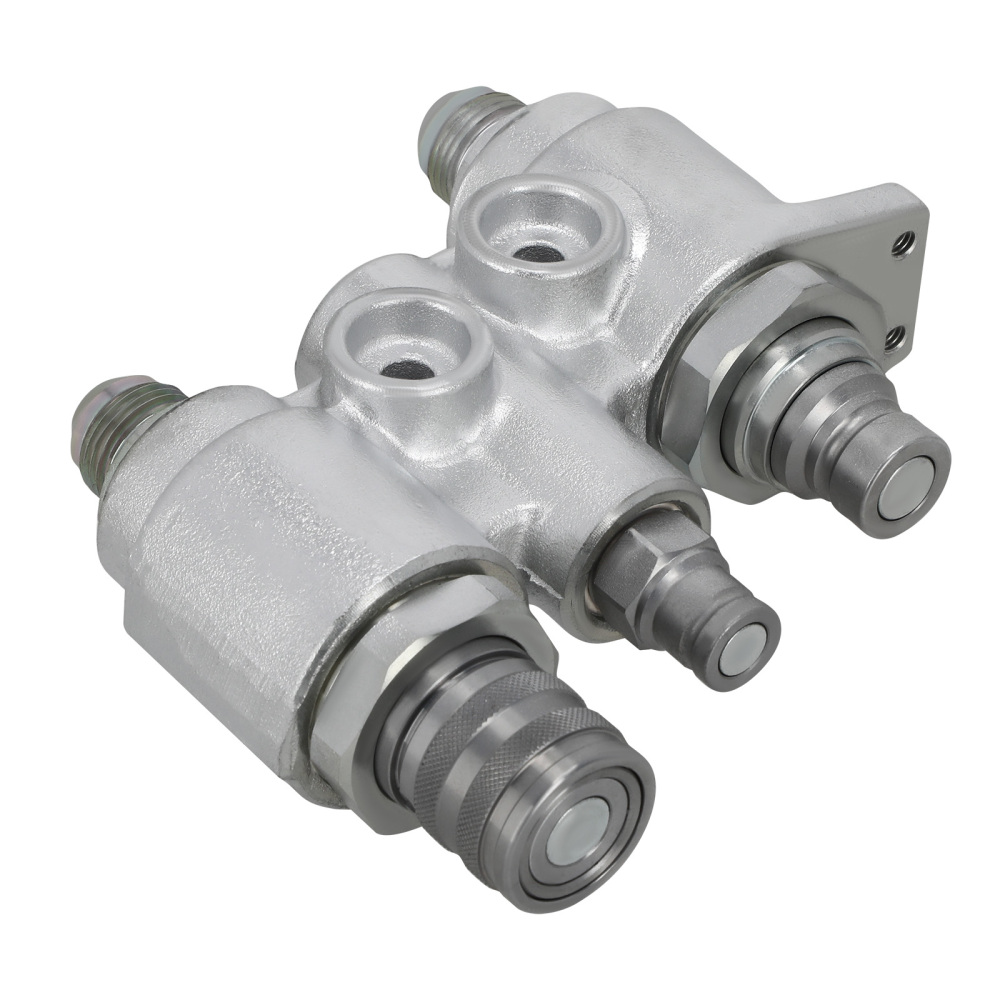 Hydraulic Block Quick Coupler compatible for Bobcat S175 S250 T180 T190 T200 T250 4BD4FH