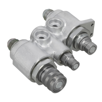 Hydraulic Block Quick Coupler compatible for Bobcat S175 S250 T180 T190 T200 T250 4BD4FH