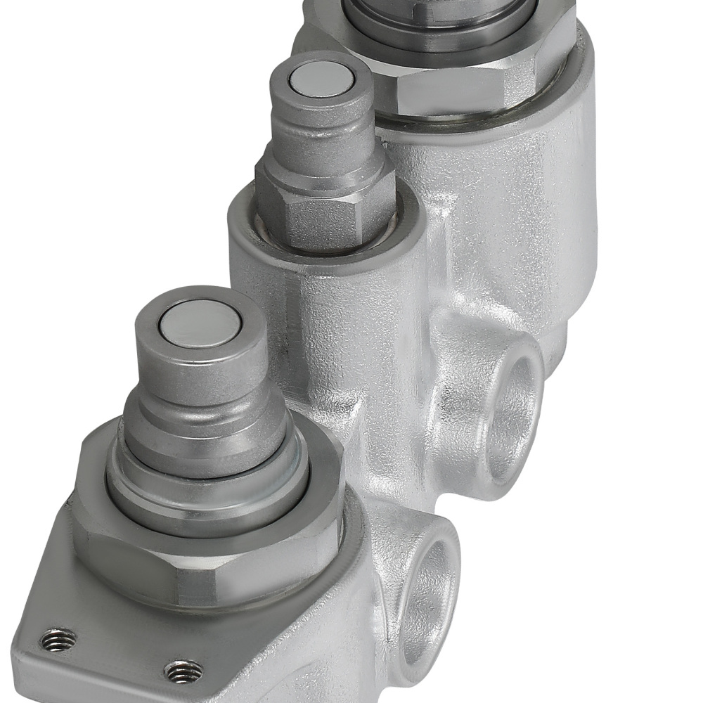 Hydraulic Block Quick Coupler compatible for Bobcat S175 S250 T180 T190 T200 T250 4BD4FH