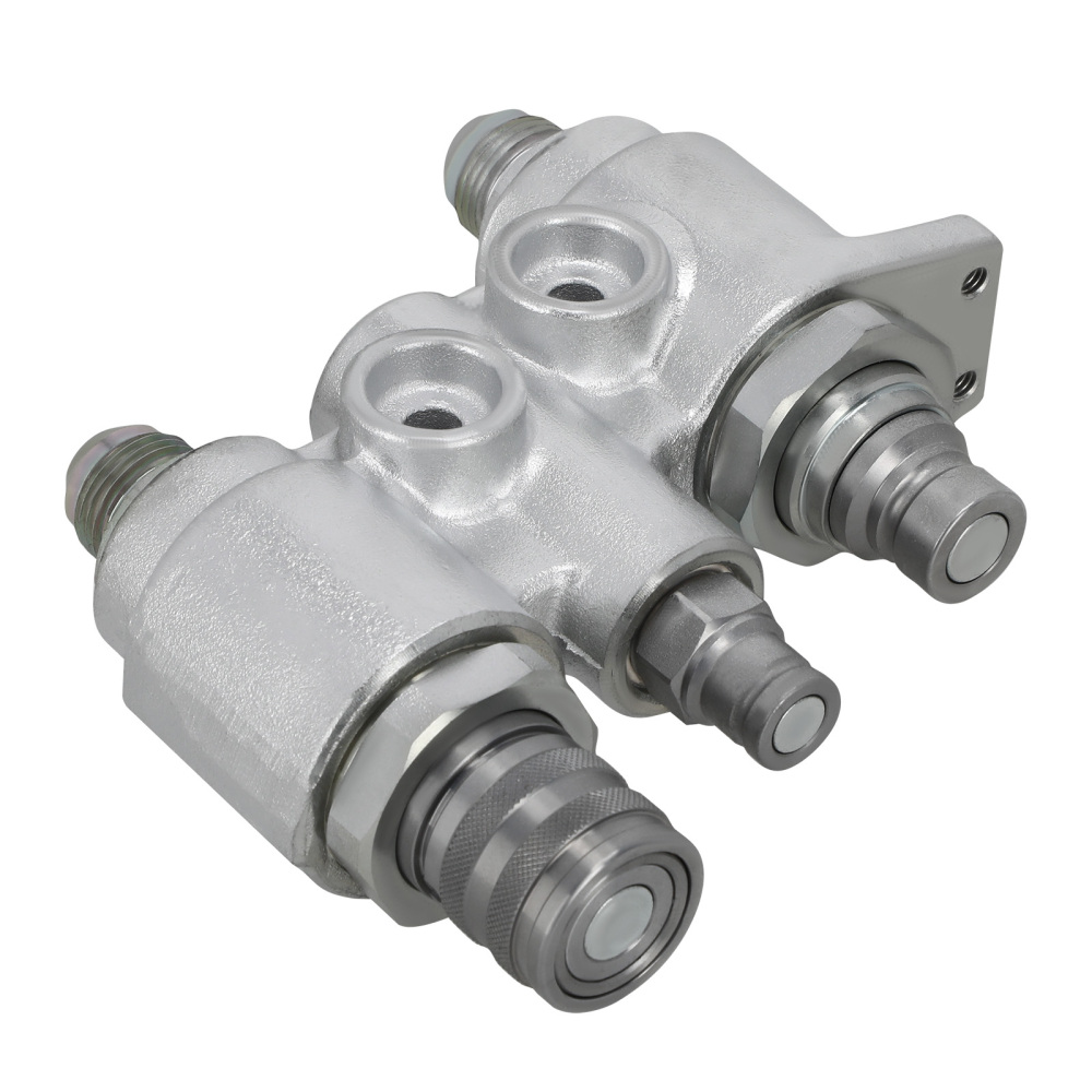 Hydraulic Block Quick Coupler compatible for Bobcat S175 S250 T180 T190 T200 T250 4BD4FH