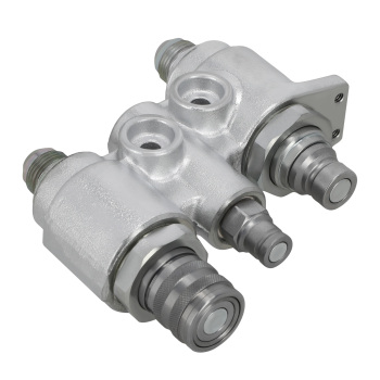 Hydraulic Block Quick Coupler compatible for Bobcat S175 S250 T180 T190 T200 T250 4BD4FH