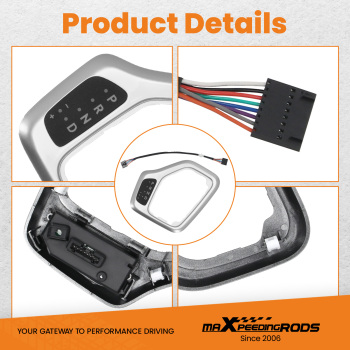 Transmission Shifter Bezel compatible for Jeep Cherokee 2014-2018 601-402 68413957AA