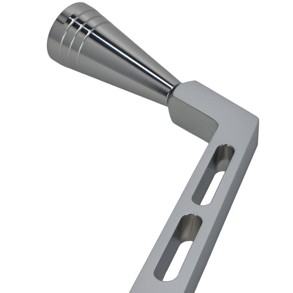 Shifter Armfor compatible for Chevy GMC Trucks SUVs 1995 1996-1998 Polished Billet Silver