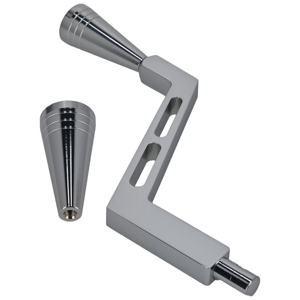 Shifter Armfor compatible for Chevy GMC Trucks SUVs 1995 1996-1998 Polished Billet Silver