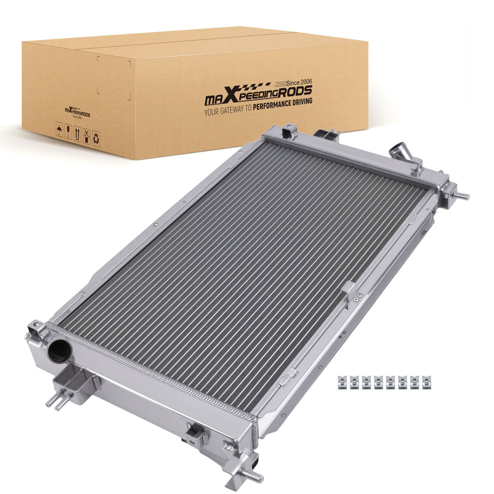 2 Row Aluminium Radiator compatible for Opel Astra H MK5 1.3 1.7 1.9 CDTi 2004-2009 MT