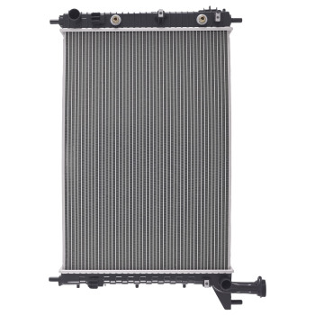 Aluminum Coolant RadiatorAC Condenser compatible for Chevy Traverse 3.6L 2009-17 CU13007