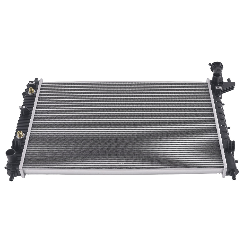 Aluminum Coolant RadiatorAC Condenser compatible for Chevy Traverse 3.6L 2009-17 CU13007