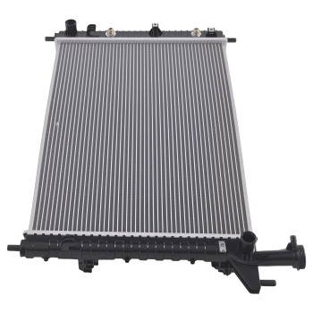 Aluminum Coolant RadiatorAC Condenser compatible for Chevy Traverse 3.6L 2009-17 CU13007