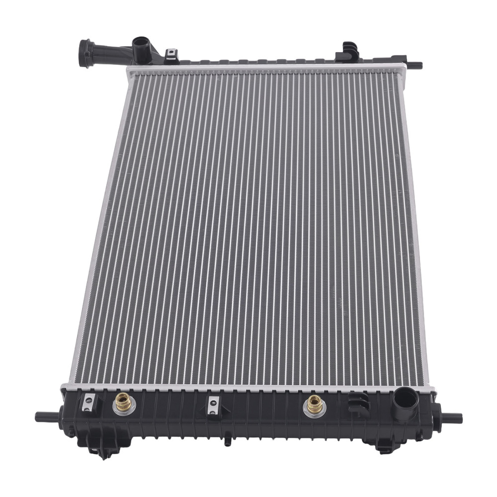 Aluminum Coolant RadiatorAC Condenser compatible for Chevy Traverse 3.6L 2009-17 CU13007