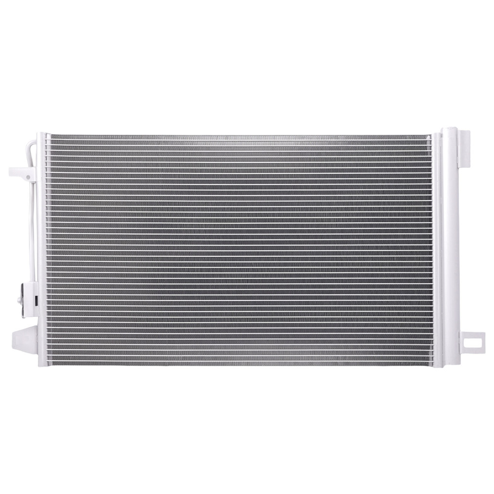 Aluminum Coolant RadiatorAC Condenser compatible for Chevy Traverse 3.6L 2009-17 CU13007