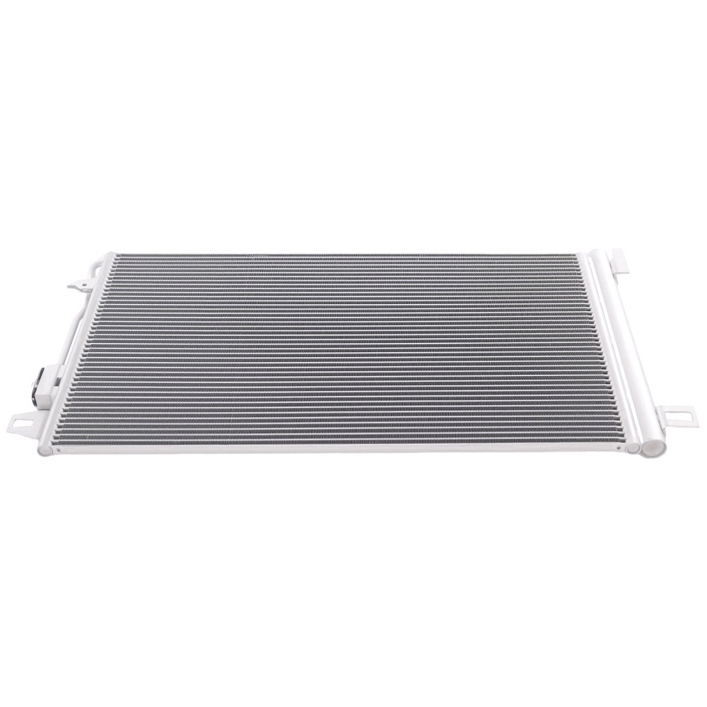 Aluminum Coolant RadiatorAC Condenser compatible for Chevy Traverse 3.6L 2009-17 CU13007