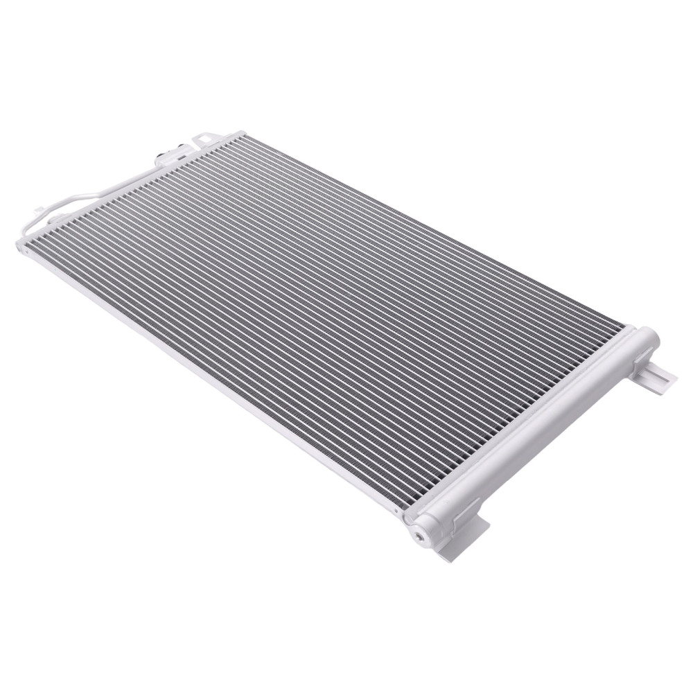 Aluminum Coolant RadiatorAC Condenser compatible for Chevy Traverse 3.6L 2009-17 CU13007