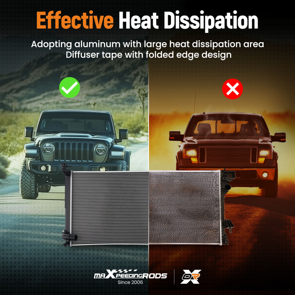 Aluminum Coolant Radiator compatible for Toyota Sienna 2007-2010 160410P200 3638