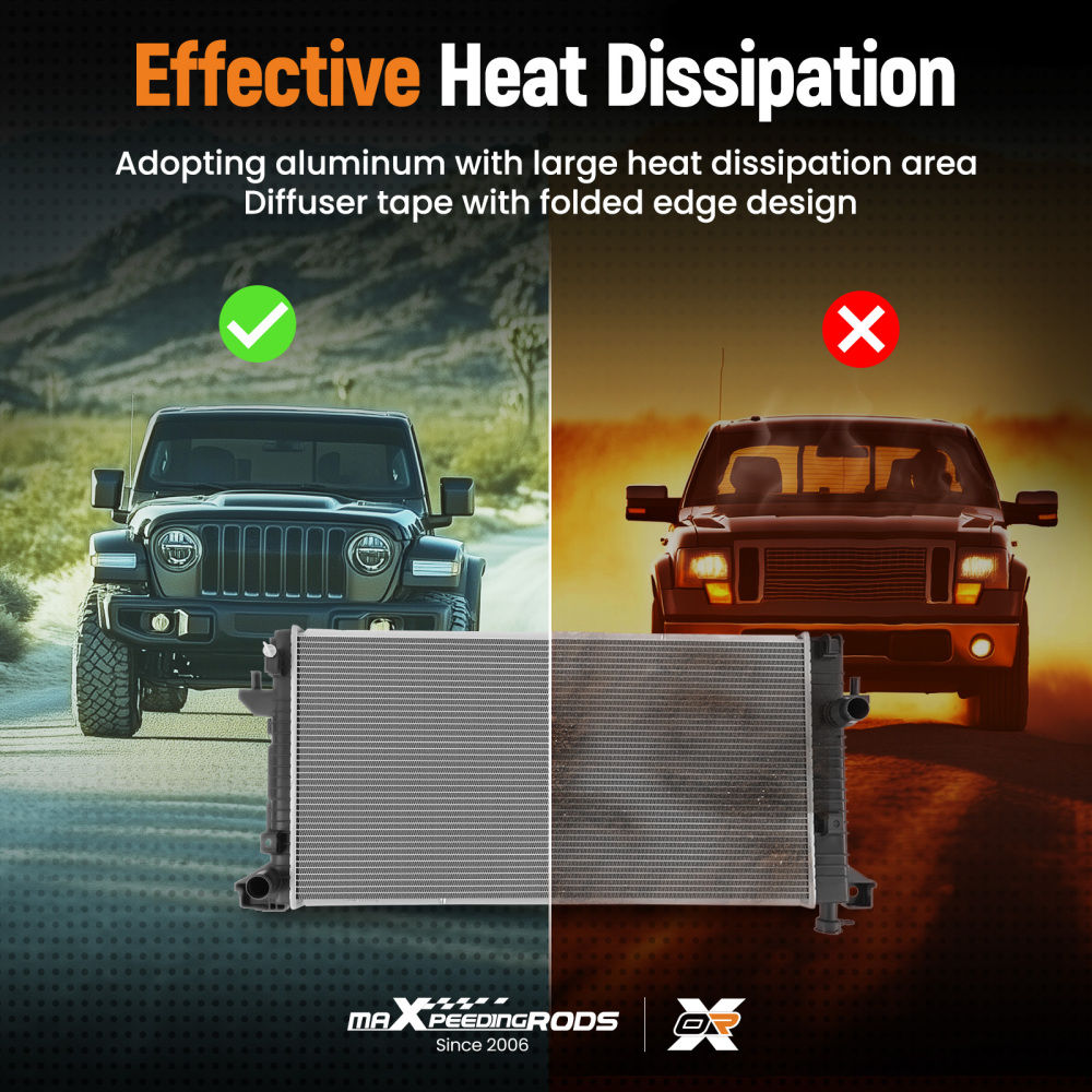 Radiator For 2009-14 compatible for Ford Expedition 5.4L V82009-10 compatible for Ford F-150 4.6L 5.4L