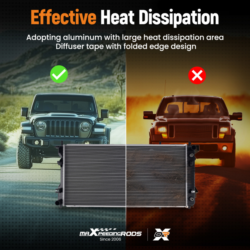 Aluminum Core Radiator compatible for Chevy Equinox GMC Terrain 10-17 19130404 AT