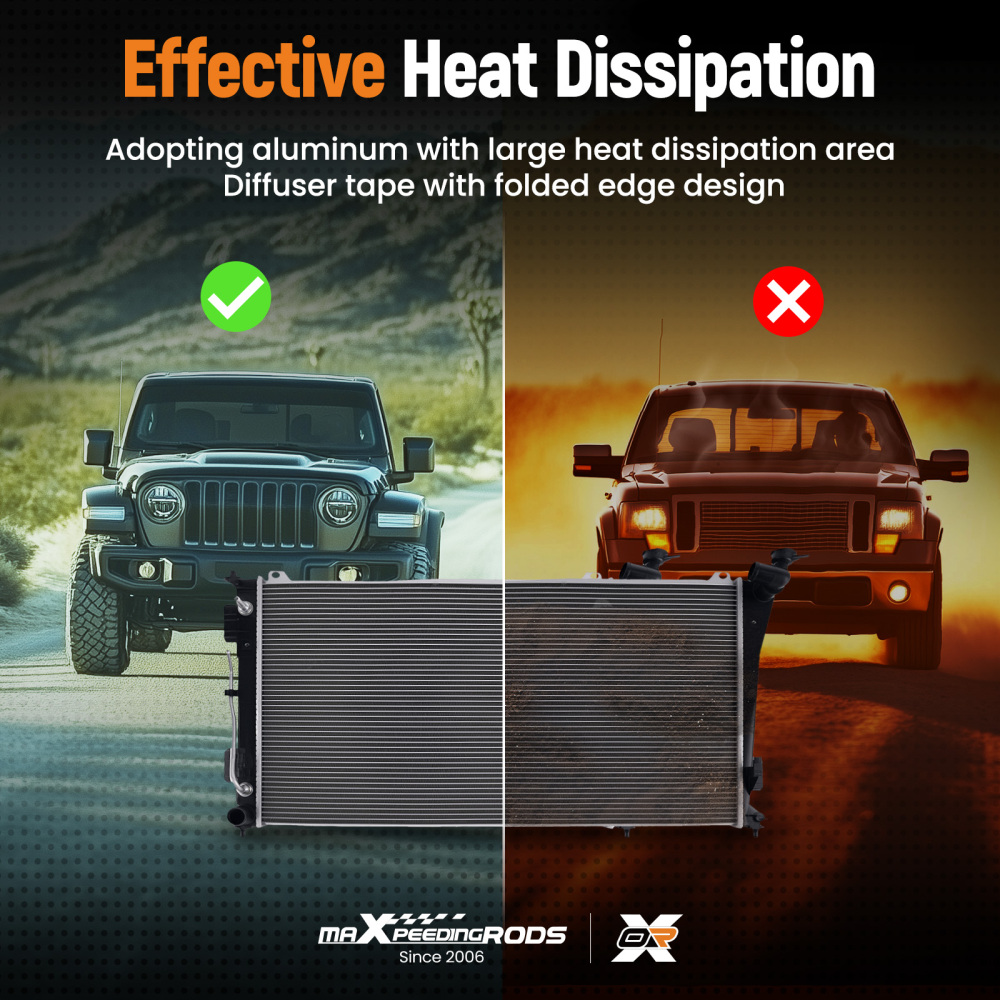 Aluminum Core Radiator compatible for Kia Optima 2.4L 2011-2015 RAD13191 253103Q500