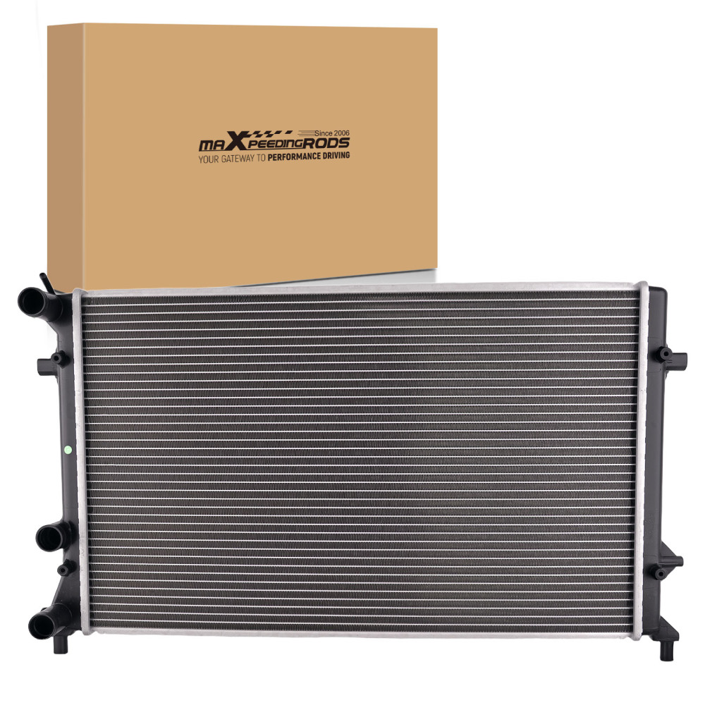 Aluminum Coolant Radiator Assembly compatible for VW Passat Beetle 2012-2014