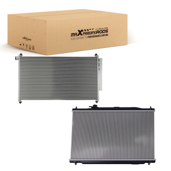 Aluminum RadiatorCondenser compatible for Honda CR-V 2.4L 2012-2016 CU13314 67502870 MT