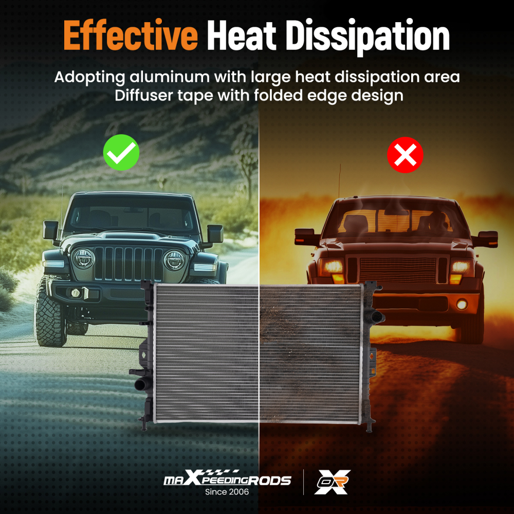 Aluminum Coolant Radiator compatible for Land Rover LR2 08-15 1493771 1773041 1778037