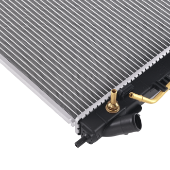 Aluminum Coolant RadiatorAC Condenser compatible for Kia Soul L4 2012-13 253103X101