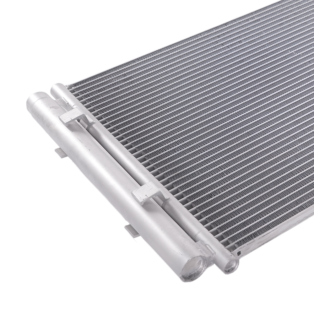 Aluminum Coolant RadiatorAC Condenser compatible for Kia Soul L4 2012-13 253103X101