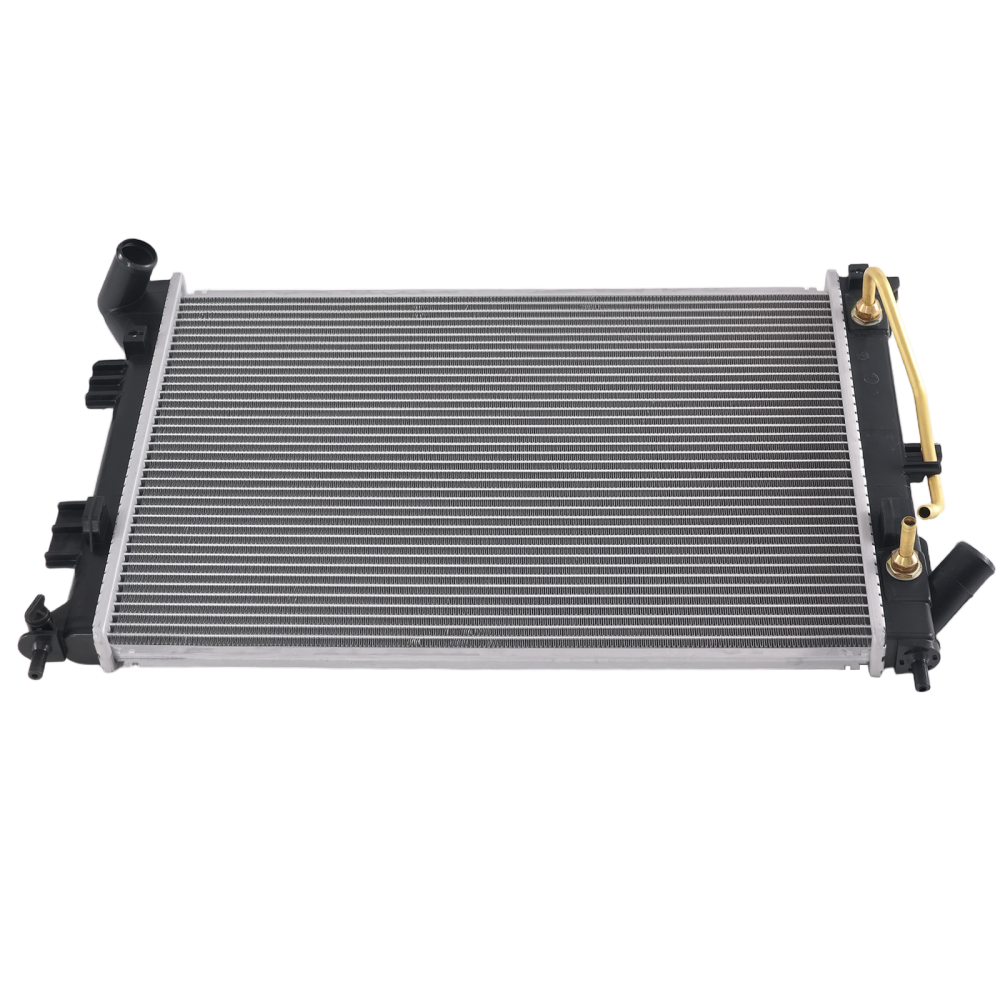Aluminum Coolant RadiatorAC Condenser compatible for Kia Soul L4 2012-13 253103X101
