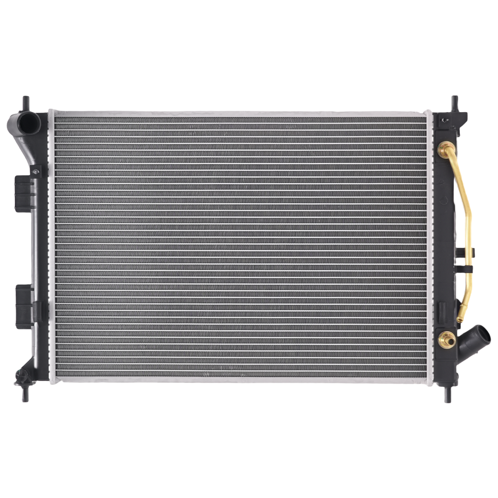 Aluminum Coolant RadiatorAC Condenser compatible for Kia Soul L4 2012-13 253103X101