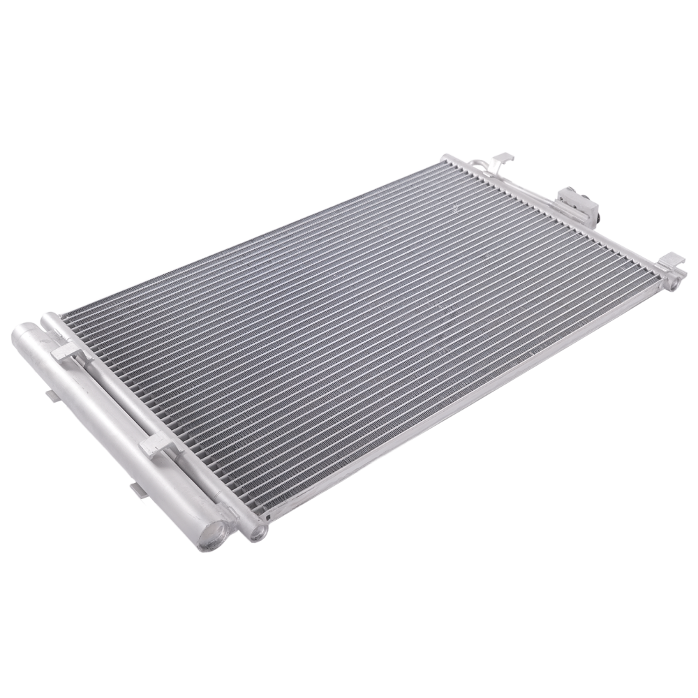 Aluminum Coolant RadiatorAC Condenser compatible for Kia Soul L4 2012-13 253103X101