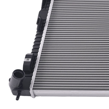Aluminum Coolant RadiatorAC Condenser compatible for Ford Explorer 3.5L 2016-2018 13362