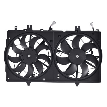 Aluminum Radiator Condenser Cooling Fan compatible for Nissan Rogue 2.5L 2014-2018 RAD13431