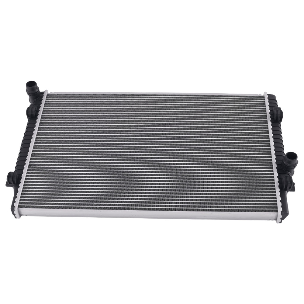 Aluminum RadiatorAC Condenser compatible for VW Golf Alltrack 1.8L 2017-2019 CU13529