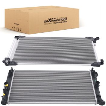 Aluminum Coolant RadiatorAC Condenser compatible for Toyota Prius 2016-2020 TO3010353