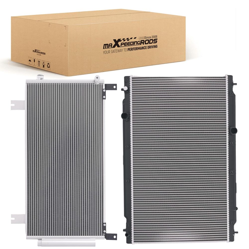 Aluminum Coolant RadiatorAC Condenser compatible for Honda CR-V 1.5L 2017-2022 CU13626