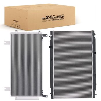 Aluminum Coolant RadiatorAC Condenser compatible for Honda CR-V 1.5L 2017-2022 CU13626