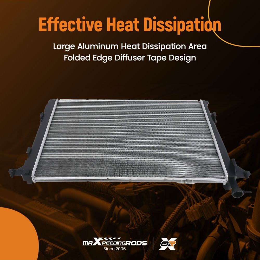 Engine Radiator compatible for Hyundai Santa Fe compatible for Kia Sorento 2010-2019 RAD13194