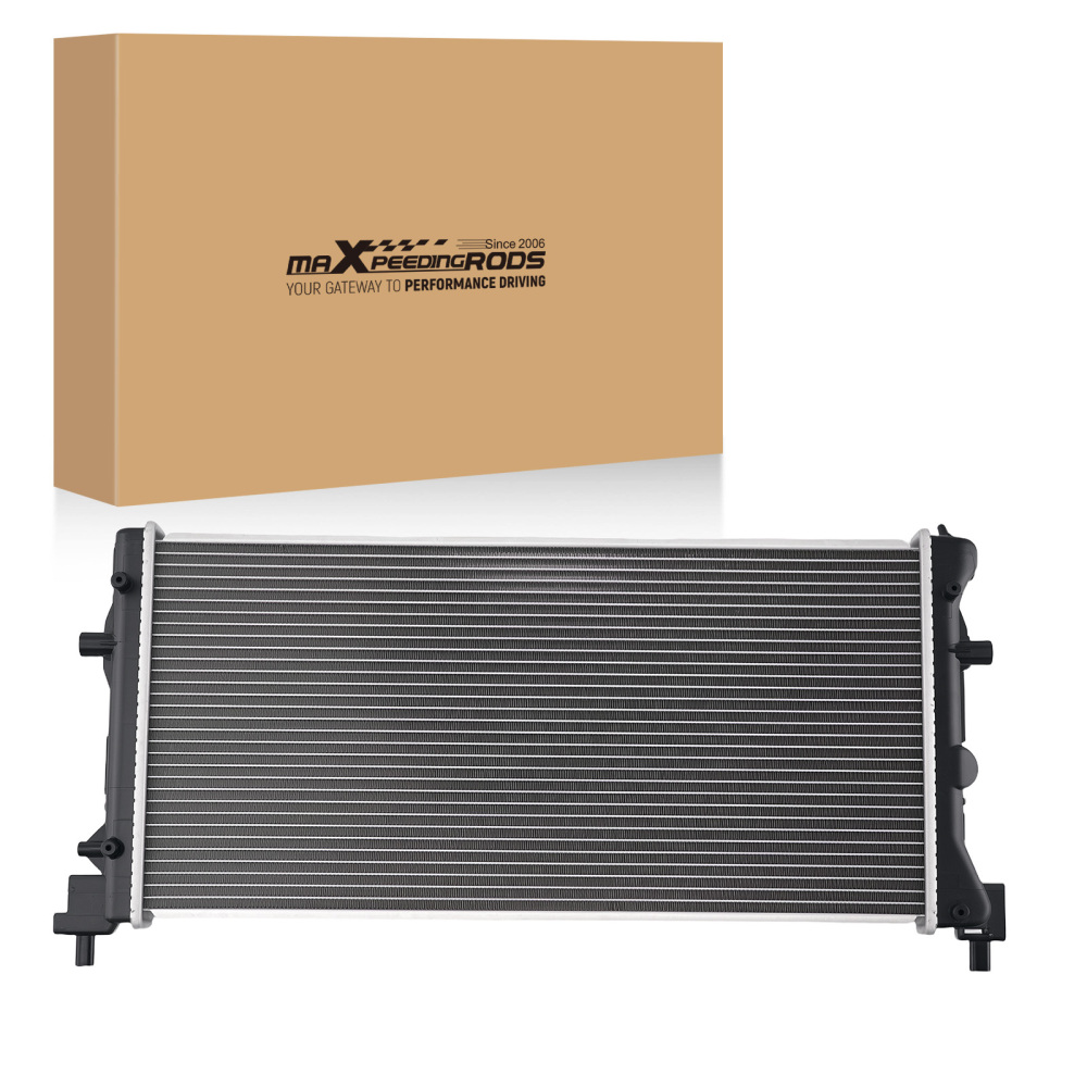 Aluminum Coolant Radiator compatible for VW Polo V 2009-2023 6R0121253A
