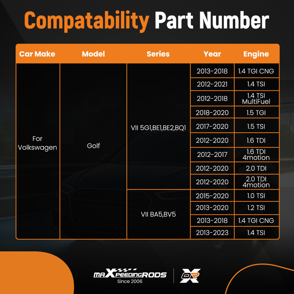 Aluminum Core Radiator For 2019 compatible for Golf with Turbo 5Q0121251HS 5Q0121251GB