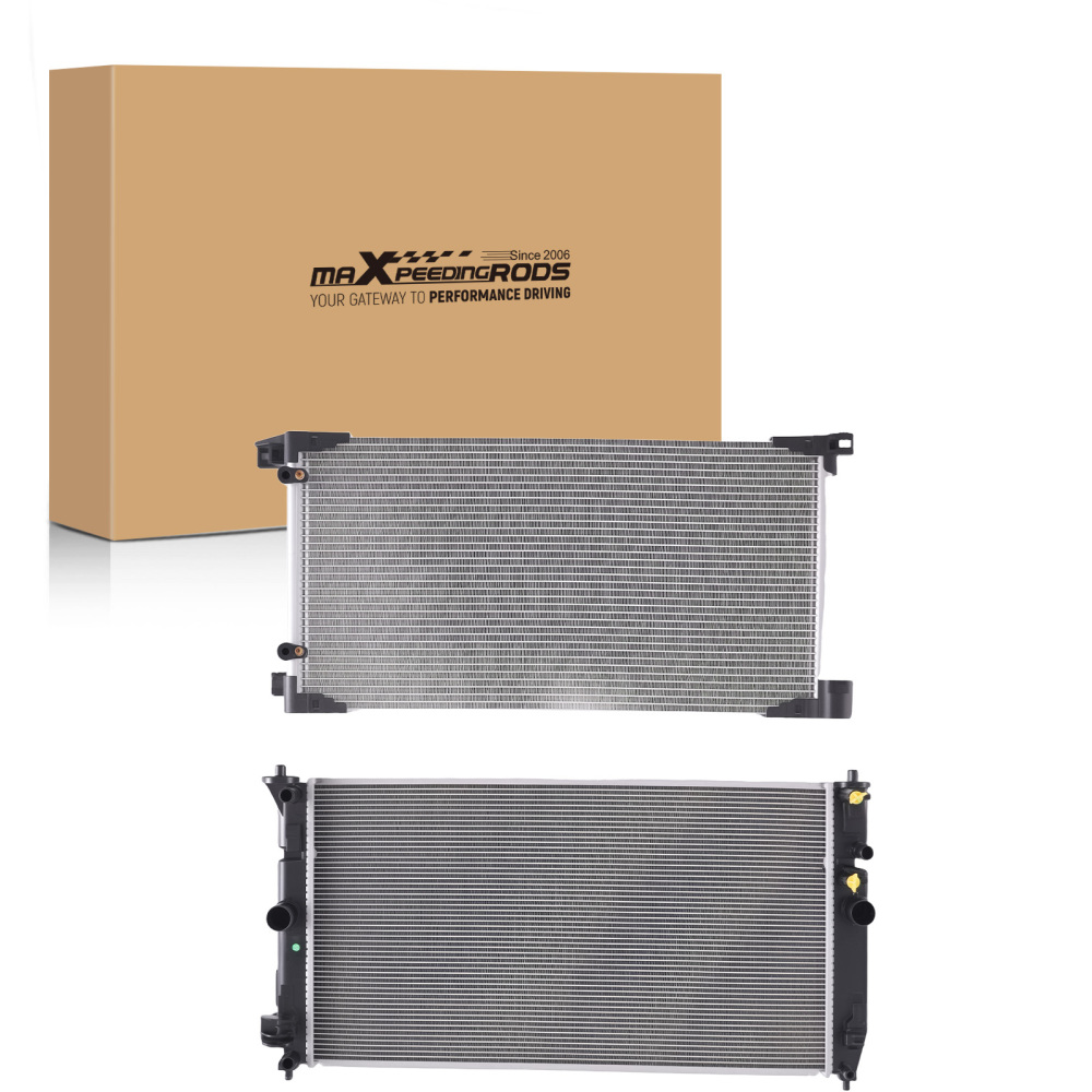 Aluminum RadiatorAC Condenser compatible for Toyota Prius Prime 1.8L 2017-2022 13591