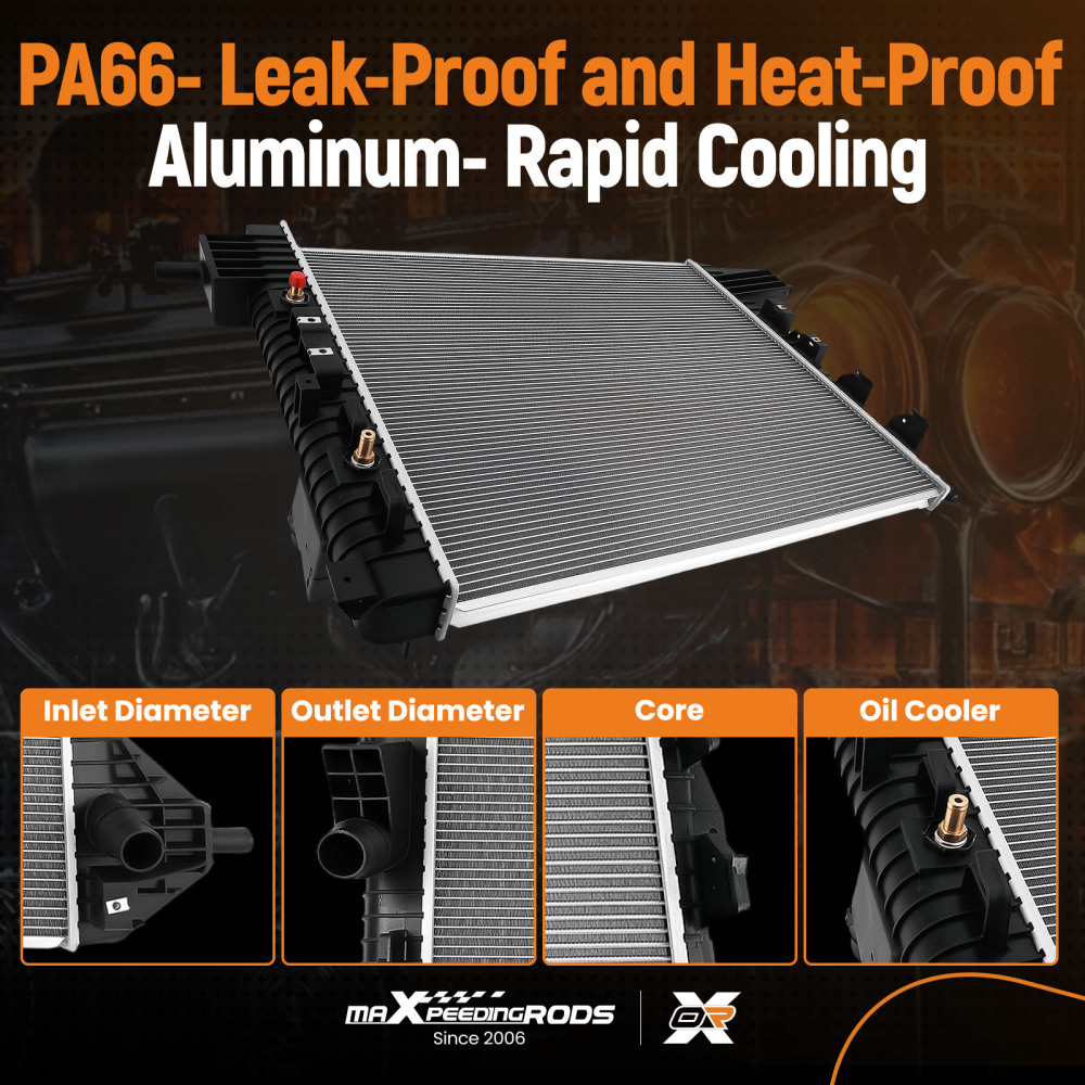 Automatic Transmission Radiator compatible for Ford F250-F550 2008-2016 CU13231