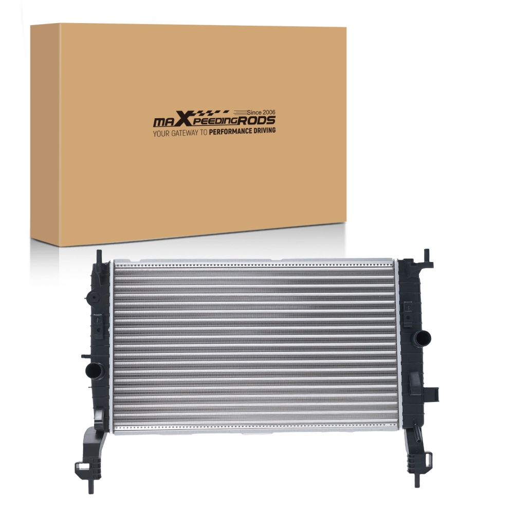Aluminum Radiator Assembly compatible for Opel Meriva 1.4 1.6 1.8 2003-10 MT