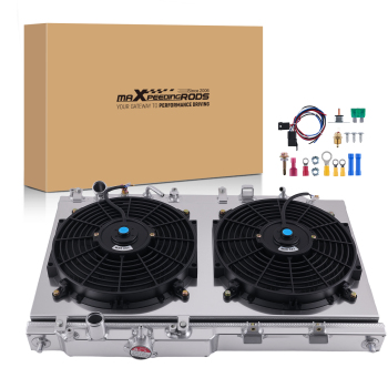 Aluminum Engine Radiator Shroud Fan compatible for Acura Integra 1.8L 1994-2001 19010P73013