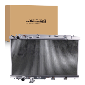 2 Row Aluminum Engine Coolant Radiator compatible for Acura Integra GS 1.8L 1994-2001 AT